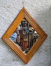 Miroir rotin vintage d'occasion  Servian
