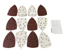 Lote 10 almofadas de lixa triangular mouse lixa P40,60,80,120,180,240 cada, usado comprar usado  Enviando para Brazil