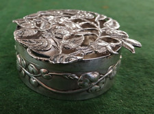 Silver potpourri box for sale  BEDFORD