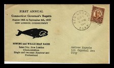 REGATA DO GOVERNADOR DE CONNECTICUT CAPA DOS EUA CORRIDAS DE BARCO A REMO E BALEIAS comprar usado  Enviando para Brazil