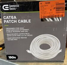 Usado, Elétrico comercial 150 pés. Cabo Ethernet Patch Cord CAT6 branco 1011172687 comprar usado  Enviando para Brazil