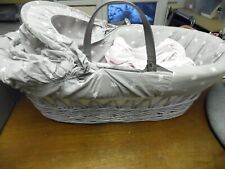 Wicker moses basket for sale  DERBY