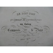 Bon quadrille contredanses d'occasion  Blois