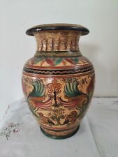 Vaso terracotta decorato usato  Rosa