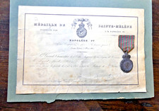 Empire diplôme medaille d'occasion  Morestel
