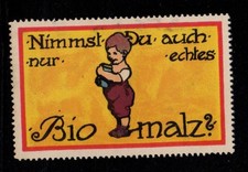 Publicidade alemã "Você toma biomalz genuíno?" Suplemento alimentar, borda vermelha comprar usado  Enviando para Brazil