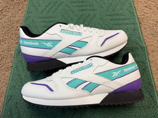 Sapatos masculinos EG5222 Reebok couro clássico branco turquesa comprar usado  Enviando para Brazil