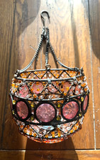 Vintage hanging metal for sale  Epsom