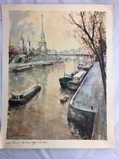 Reproduction aquarelle delarue d'occasion  Saint-Orens-de-Gameville