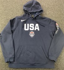 Moletom Nike Team USA basquete masculino XL azul marinho pulôver obsidiana comprar usado  Enviando para Brazil