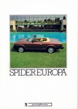 Catalogue Brochure Pininfarina Spidereuropa (Fiat 124) 10/1984 FRA ITA ENG DEU comprar usado  Enviando para Brazil