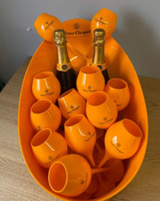 veuve clicquot glasses for sale  RETFORD