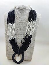 Collana donna microperline usato  Fisciano