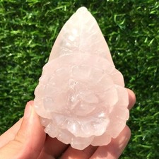 Usado, Cristal de quartzo rosa natural 190G esculpido à mão flor feminina cura comprar usado Usado, Cristal de quartzo rosa natural 190G esculpido à mão flor feminina cura comprar usado  Enviando para Brazil