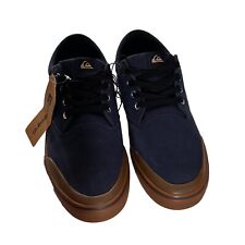 Sapato masculino Quiksilver aéreo azul marinho couro e camurça sola de goma tamanho 12 comprar usado  Enviando para Brazil