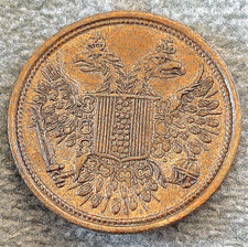 Unknown Antique Queen Victoria Coin Eagle Bird Gold Lustre English Old Token UK for sale  SALFORD