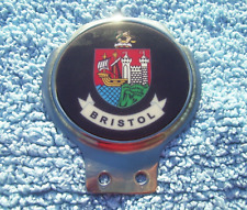 CRACHÁ CLÁSSICO DE BARRA DE PARA-CHOQUE DE CARRO BRISTOL ~AVON/WEST COUNTRY PORT EMBLEMA DE MOTOR ANTIGO comprar usado  Enviando para Brazil