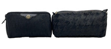 Autêntica Bolsa Christian Dior Trotter/All Over Padrão Lona Preta Conjunto 2 NS060053, usado comprar usado  Enviando para Brazil