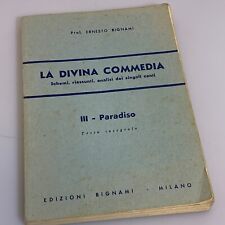 Divina commedia volume usato  Morro d'Oro