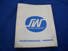 Sauer spezial werkzeugkatalog gebraucht kaufen  Duisburg