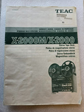 Teac 2000m x2000 for sale  NORWICH