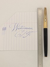 Waterman black fountain d'occasion  Expédié en Belgium