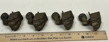 4 rodízios giratórios vintage bronze/latão metal garra de leão pé mesa de mesa roda comprar usado  Enviando para Brazil