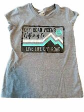 Usado, Camiseta Off Road Vixens Youth pequena cinza Jeep Adventure Mountains comprar usado  Enviando para Brazil