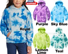Moletom com capuz Youth Crystal Tie Dye crianças meninos meninas com capuz infantil XS-XL, usado comprar usado  Enviando para Brazil