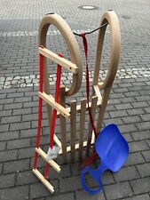 Holzschlitten rückenlehne hö gebraucht kaufen  Sandersdorf