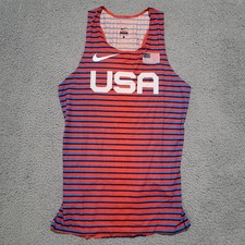 Nike Pro Elite Team USA Track Singlet Tamanho Pequeno ALTO Masculino Vermelho Azul AO8502-XXX comprar usado Nike Pro Elite Team USA Track Singlet Tamanho Pequeno ALTO Masculino Vermelho Azul AO8502-XXX comprar usado  Enviando para Brazil