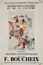 Affiche boucheix 1982 d'occasion  La Courtine