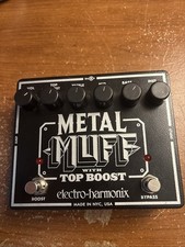 Electro-Harmonix EHX Metal Muff distorção com pedal de guitarra Top Boost comprar usado  Enviando para Brazil