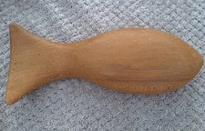 Wooden fish decoration for sale  EXETER