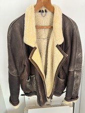 Vintage leather shearling for sale  EASTLEIGH
