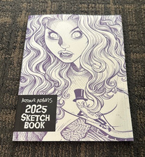 SDCC 2025 ARTHUR ART ADAMS CONVENTION CADERNO DE ESBOÇOS EXCLUSIVO ASSINADO À MÃO MARVEL DC comprar usado  Enviando para Brazil