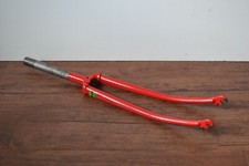 Garfo de aço vintage Reynolds 501 vermelho 1" 700c 205mm direção - freio Allen embutido comprar usado  Enviando para Brazil