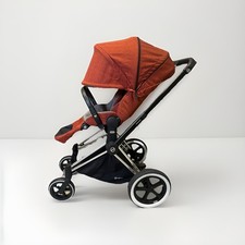 Usado, Carrinho CYBEX Priam Lux todo terreno e com dossel protetor de chuva laranja queimado comprar usado  Enviando para Brazil