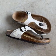 Birkenstock gizeh white for sale  Birch Run
