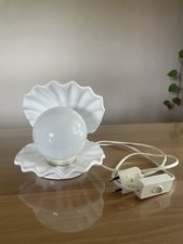 Vintage muschellampe tischlamp gebraucht kaufen  Deutschland