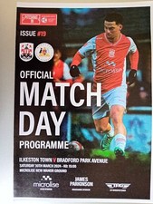 Programme ilkeston town for sale  SCARBOROUGH