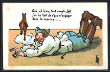 Old postcard illustrator d'occasion  Expédié en Belgium