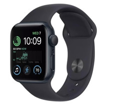 Apple Series 7 45mm A2474 relógio GPS SOMENTE preto/preto com pulseira preta tamanho S/M comprar usado  Enviando para Brazil
