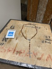 Vintage rosary wooden for sale  OXFORD