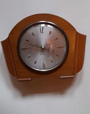 Westclox vintage wooden for sale  NORWICH