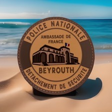 écussons police ambassade d'occasion  Nogent-sur-Marne