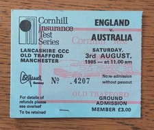 1985 england australia for sale 1985 england australia for sale  BURNLEY