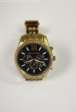 Relógio masculino Michael Kors cronógrafo tom dourado MK-8286 aço inoxidável 165,6 g comprar usado  Enviando para Brazil