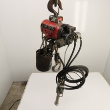 Usado, Talha de corrente pneumática a ar ARO 7758ET 1/2 tonelada 1000 lb 10' elevação com pingente testado comprar usado  Enviando para Brazil