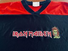 Camisa de futebol Iron Maiden rara oficial original 1998 Eddie tamanho promocional GG, usado comprar usado  Enviando para Brazil